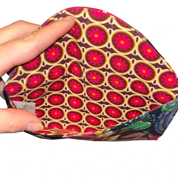 Vera‎ Bradley Card Holder Wallet Pouch Colorful Floral Patchwork - Picture 3 of 3